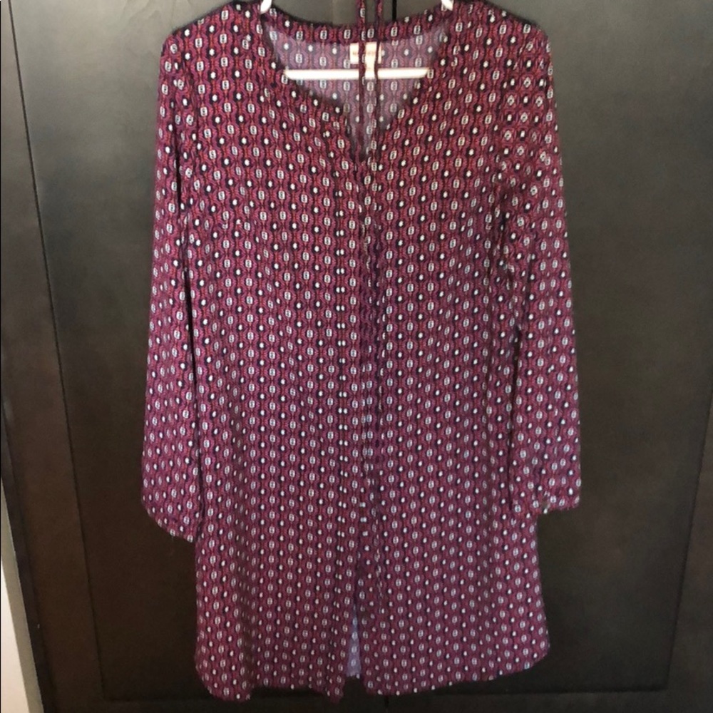 Merona button up dress